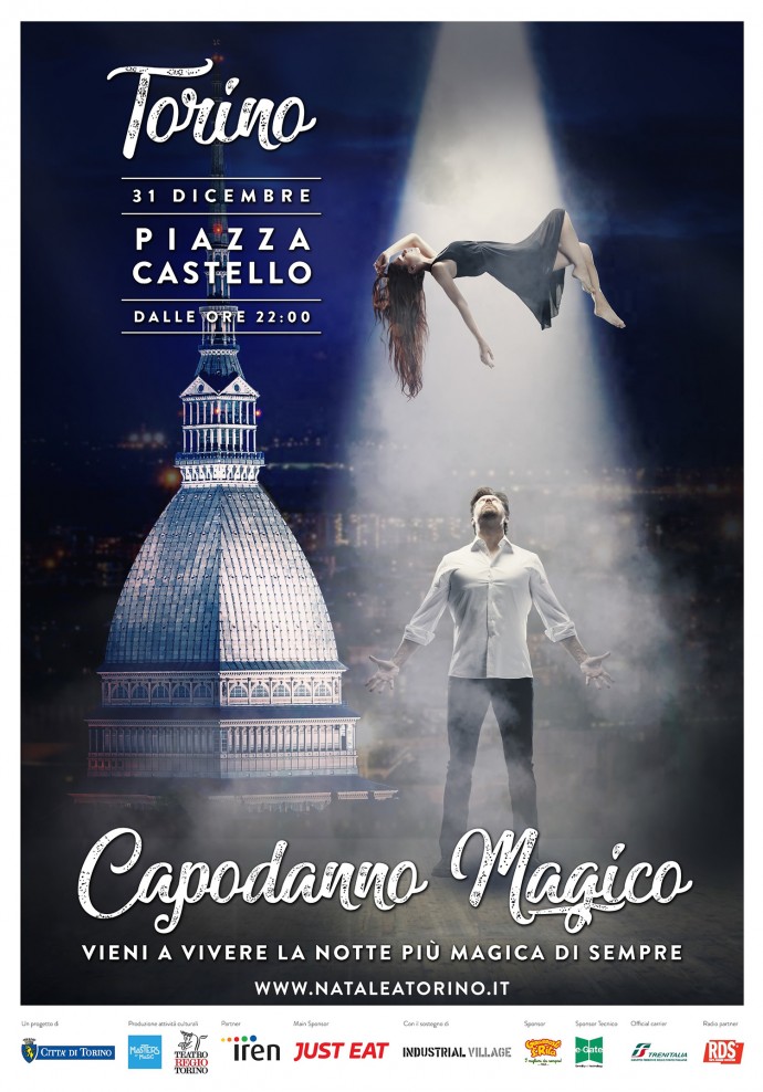 Torino un Capodanno da Guinness dei Primati - Masters Of Magic World Tour(R) - Piazza Castello